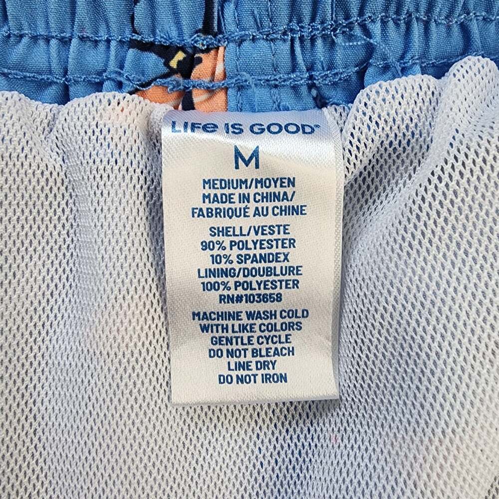 Life is Good Men's Jake Surfboard Print Swim Trunks Size M - Picture 8 of 10